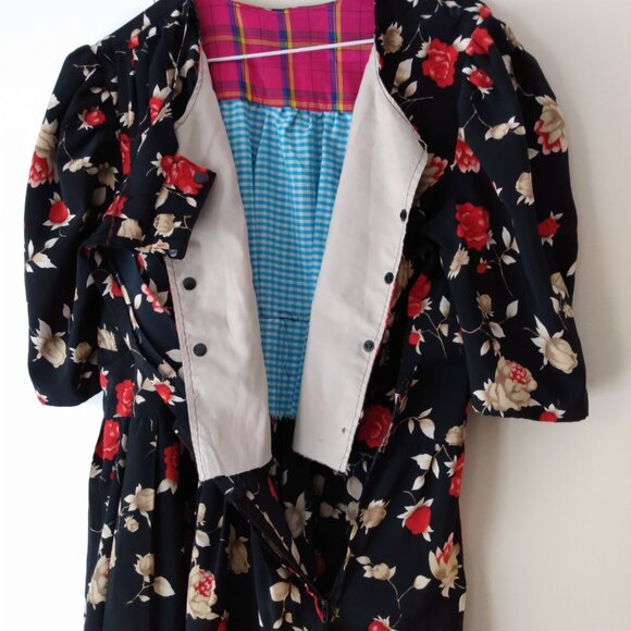 Handmade Mennonite Cape Dress Child? 36" Bust 31" Waist Modest Old Colony - Picture 11 of 13